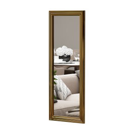 Hanah Home Espejo de muelle con marco dorado Smooth - Gold